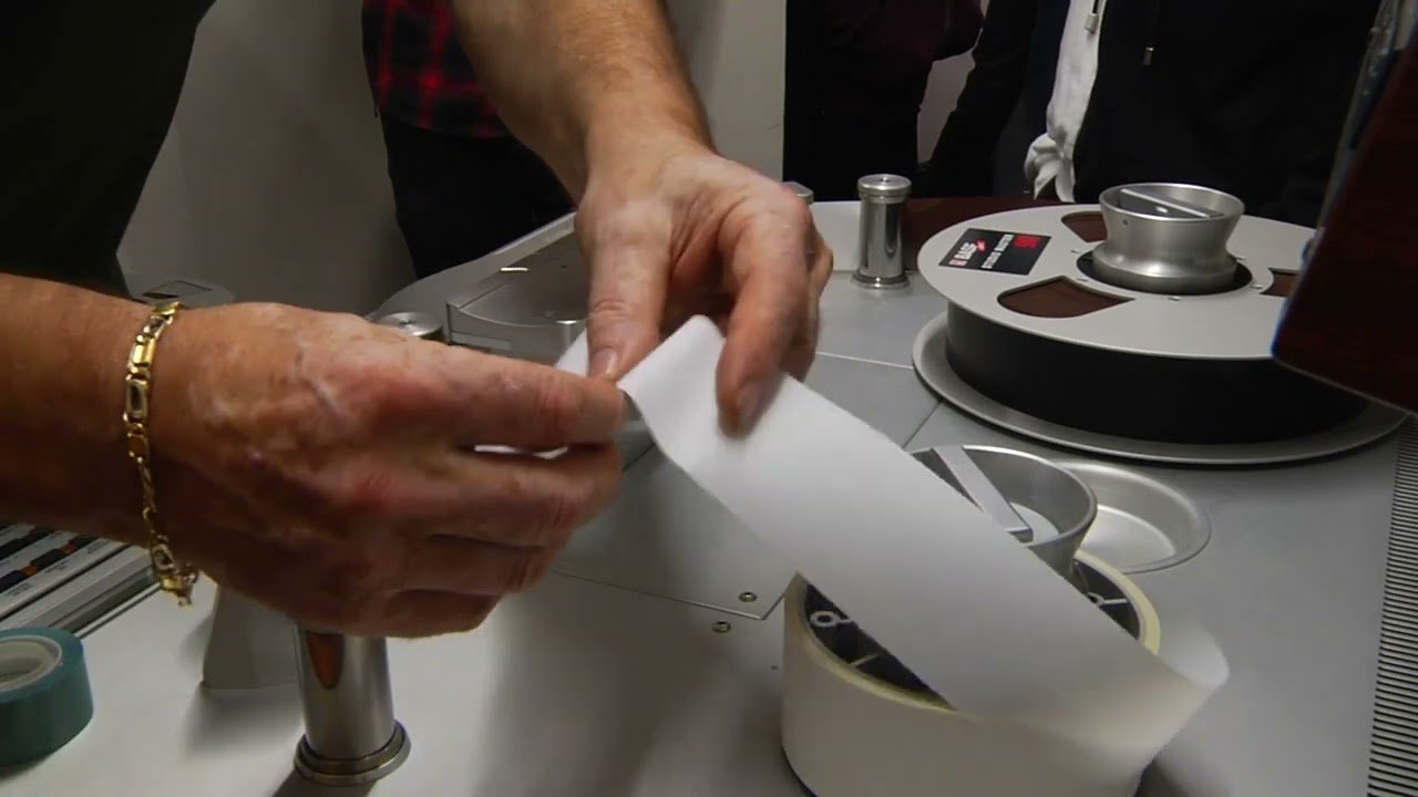How to edit 2-inch tape, with Chris Kimsey