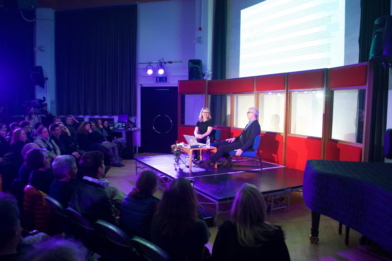 Tony Visconti in conversation with Leah Kardos at Visconti Studio